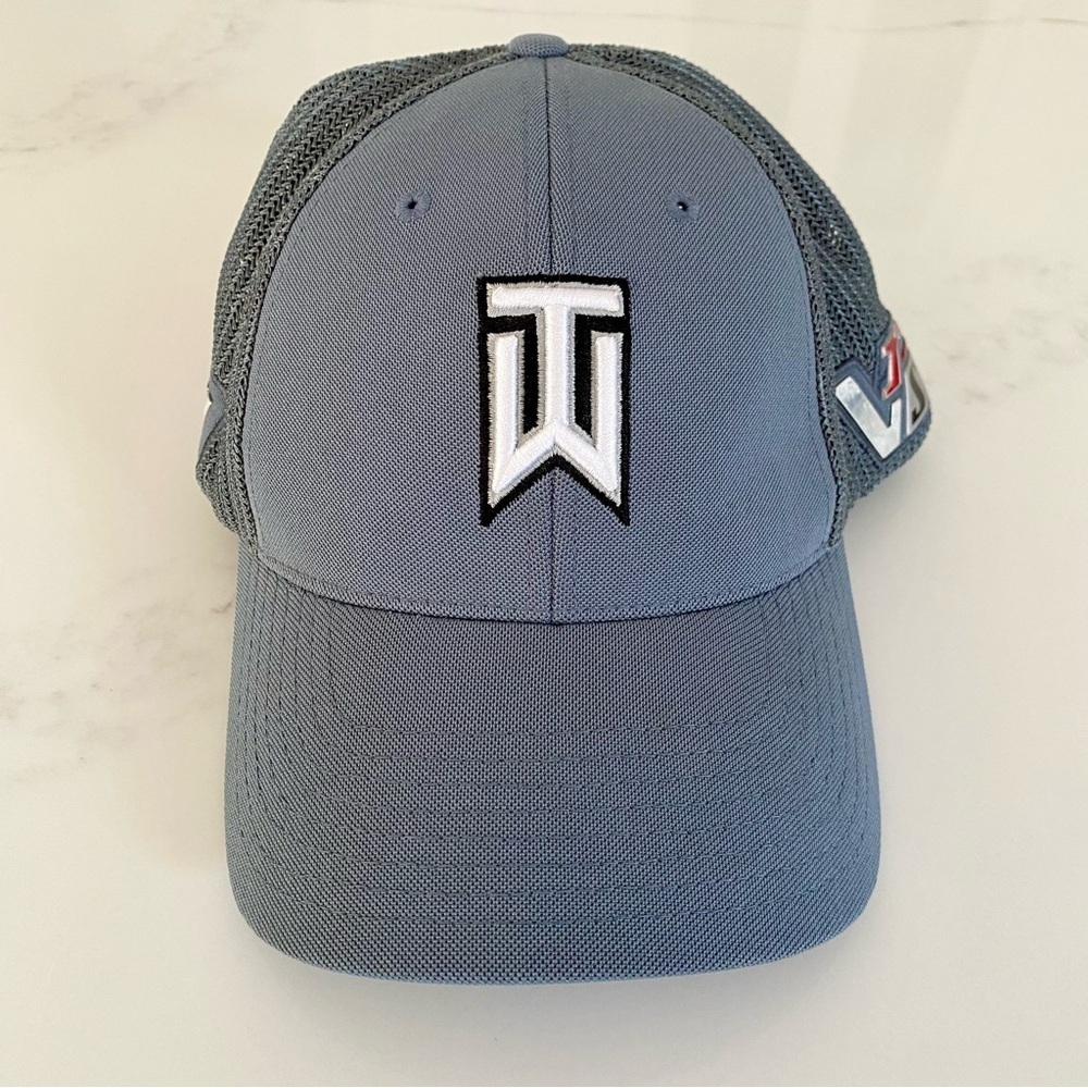 Tiger Woods Collection Blue Gray Golf Baseball Hat